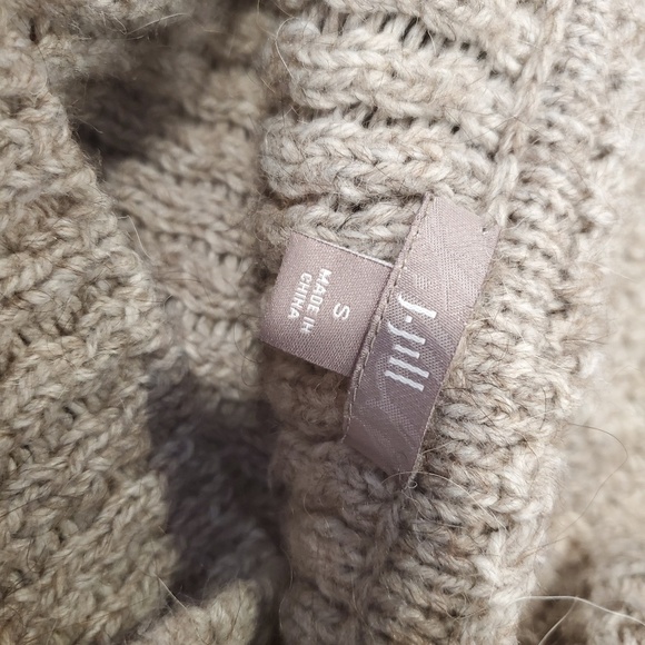 J. Jill Shawl Neck Collar Cardigan Alpaca Blend - Picture 5 of 7